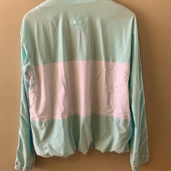lululemon athletica Aqua and White Bomber Jacket - Picture 4 of 6